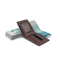 Wallet Open Israel 200 Shekels Money Bill Ground PNG & PSD Images