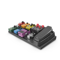 Branded Guitar Effects Pedal Board PNG & PSD Images