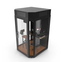 Soundproof Recording Booth PNG & PSD Images