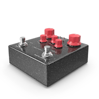 Stereophonic Guitar Pedal with Delay and Reverb PNG & PSD Images