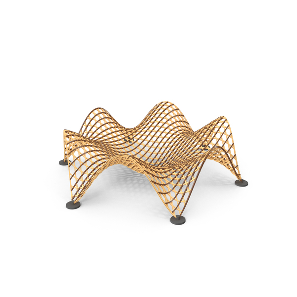 Elastic Grid Shell Structure PNG & PSD Images
