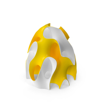 Gyroid Elliptical Structure PNG & PSD Images