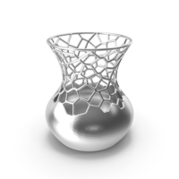 Curvy Voronoi Vase PNG & PSD Images