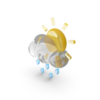 Sunshowers Weather Icon PNG & PSD Images