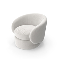 Minimal Round Armchair PNG & PSD Images
