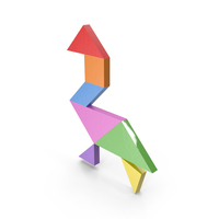 Tangram Goose PNG & PSD Images
