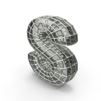 Glass Wire Letter S PNG & PSD Images