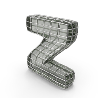 Glass Wire Letter Z PNG & PSD Images