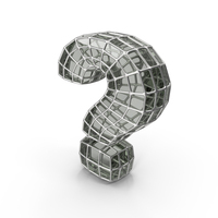 Glass Wire Question Mark PNG & PSD Images