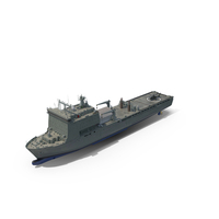 Combat Landing Vessel With Helicopter PNG & PSD Images