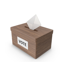 Wooden Ballot Box PNG & PSD Images