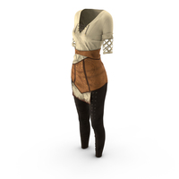 Women Warrior Vintage Costume PNG & PSD Images