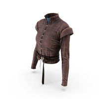 Warrior Girl Costume Jacket Details PNG & PSD Images