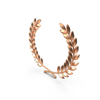 Laurel Wreath Copper PNG & PSD Images