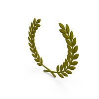 Laurel Wreath Yellow PNG & PSD Images