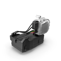 Electric Engine With Battery PNG & PSD Images