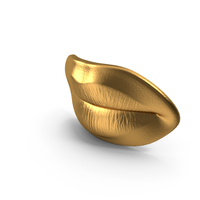 Woman Lips Golden PNG & PSD Images