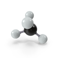 Methane Molecule Structure PNG & PSD Images