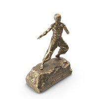 Miniature Bronze Statue Of Bruce Lee PNG & PSD Images