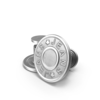 Silver Metal Jeans Button PNG & PSD Images