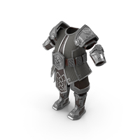 Steel Dwarven Armor With Chainmail PNG & PSD Images