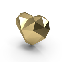 Gold Heart PNG & PSD Images
