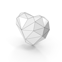 Wireframe Heart PNG & PSD Images