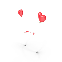 Headband with Hearts PNG & PSD Images