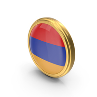 Round Flag of Armenia PNG & PSD Images