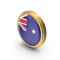 Round Flag of Australia PNG & PSD Images