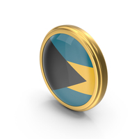 Round Flag of Bahamas PNG & PSD Images