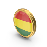 Round Flag Of Bolivia PNG & PSD Images