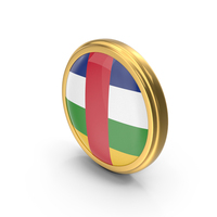 Round Flag of Central African Republic PNG & PSD Images