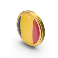 Round Flag of Chad PNG & PSD Images