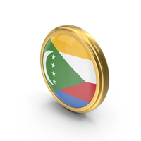 Round Flag of Comoros PNG & PSD Images