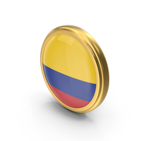 Round Flag Of Colombia PNG & PSD Images