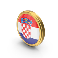 Round Flag of Croatia PNG & PSD Images