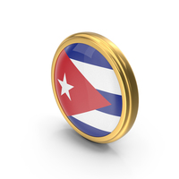 Round Flag of Cuba PNG & PSD Images