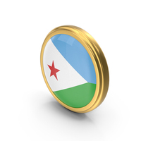 Round Flag Of Djibouti PNG & PSD Images