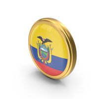 Round Flag of Ecuador PNG & PSD Images