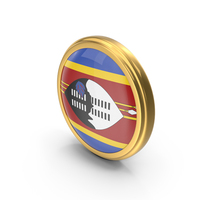 Round Flag of Eswatini PNG & PSD Images
