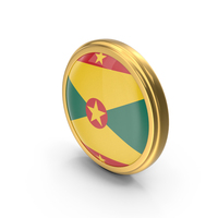 Round Flag of Grenada PNG & PSD Images