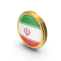 Round Flag of Iran PNG & PSD Images