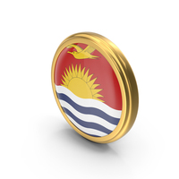Round Flag of Kiribati PNG & PSD Images