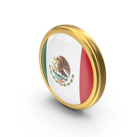 Round Flag of Mexico PNG & PSD Images