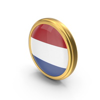 Round Flag Of Netherlands PNG & PSD Images