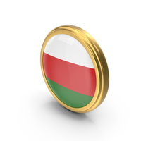 Round Flag of Oman PNG & PSD Images