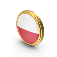 Round Flag Of Poland PNG & PSD Images
