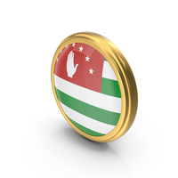 Round Flag of Republic of Abkhazia PNG & PSD Images
