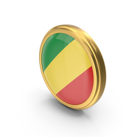 Round Flag Of Republic Of Congo PNG & PSD Images
